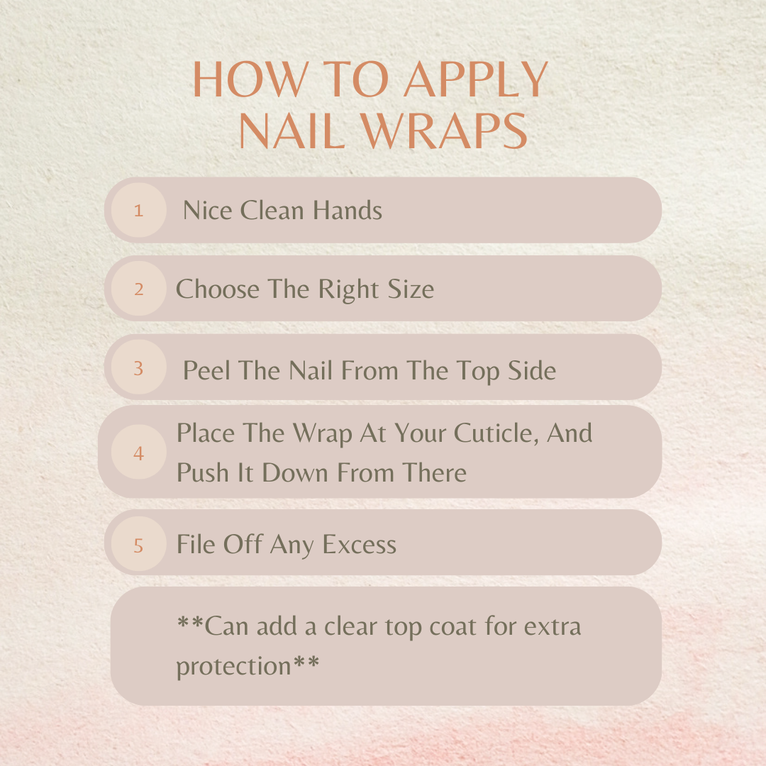 Finger Nail Polish Stickers- 5 -Solid