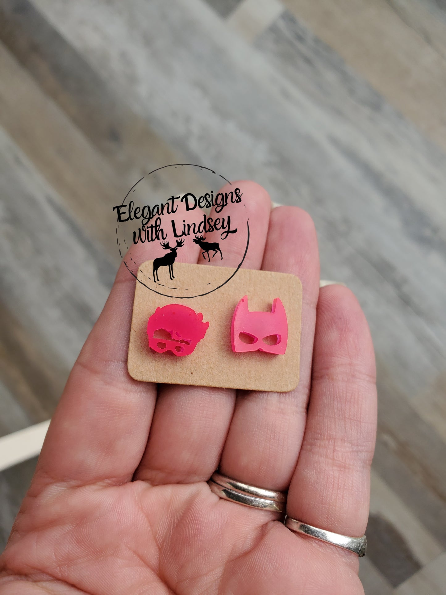 Superheroes resin studs
