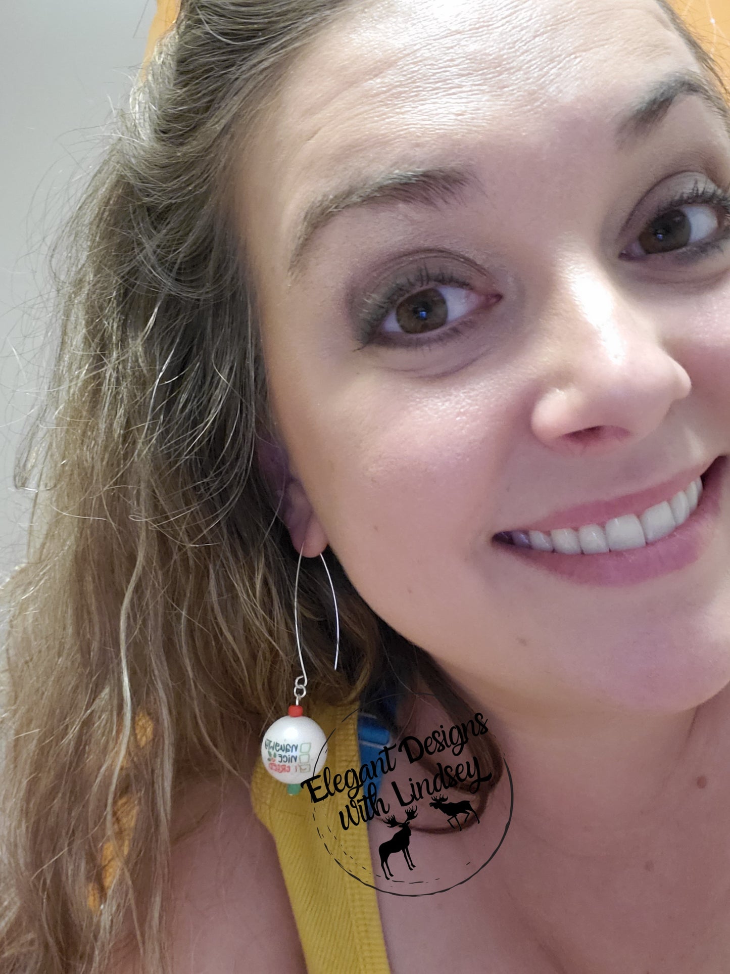 "I Tried" Bead Earrings