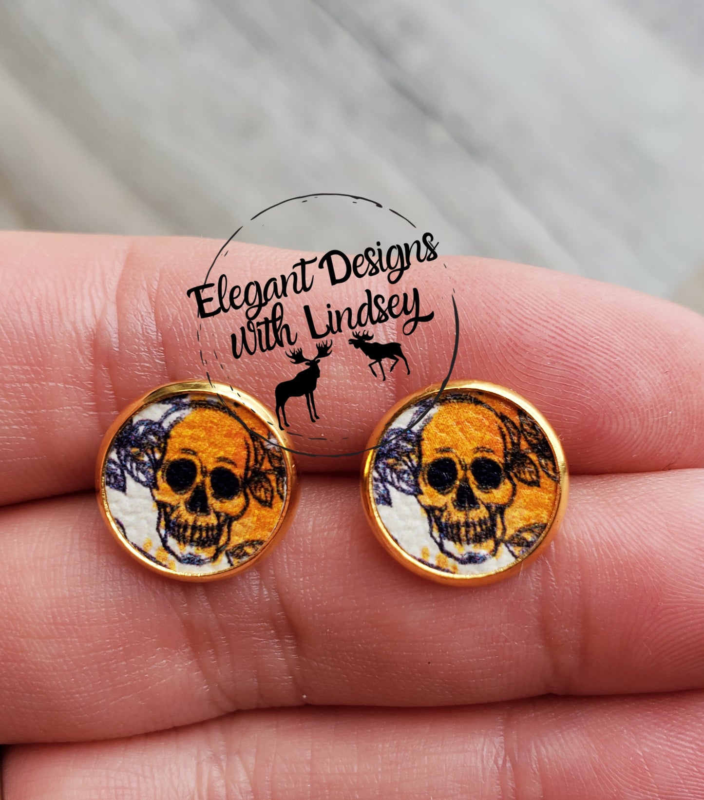 Skull Stud Earrings