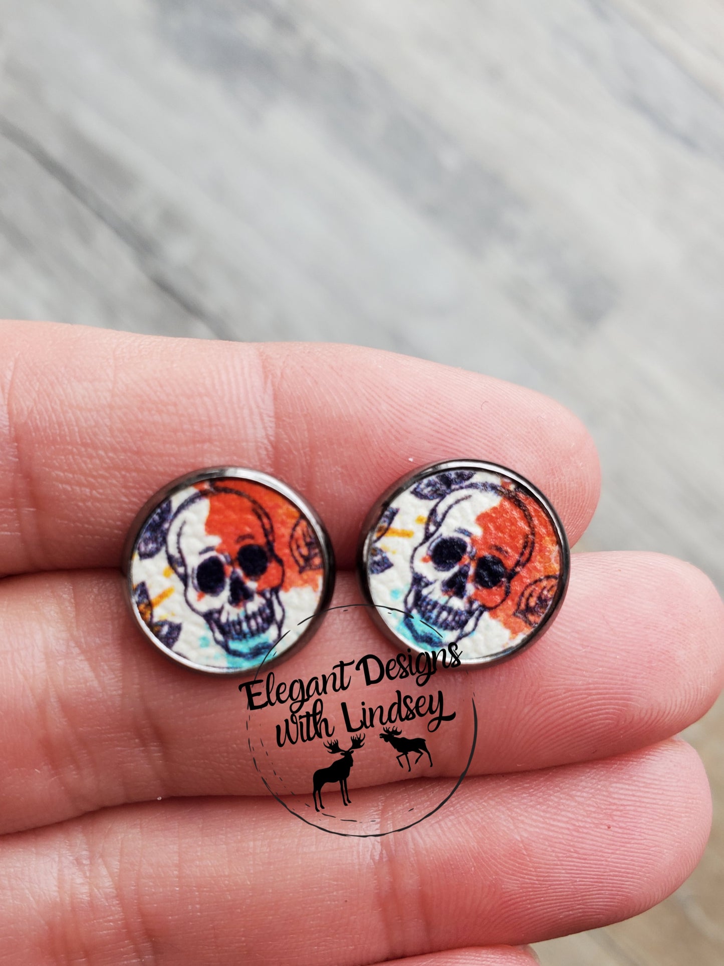 Skull Stud Earrings