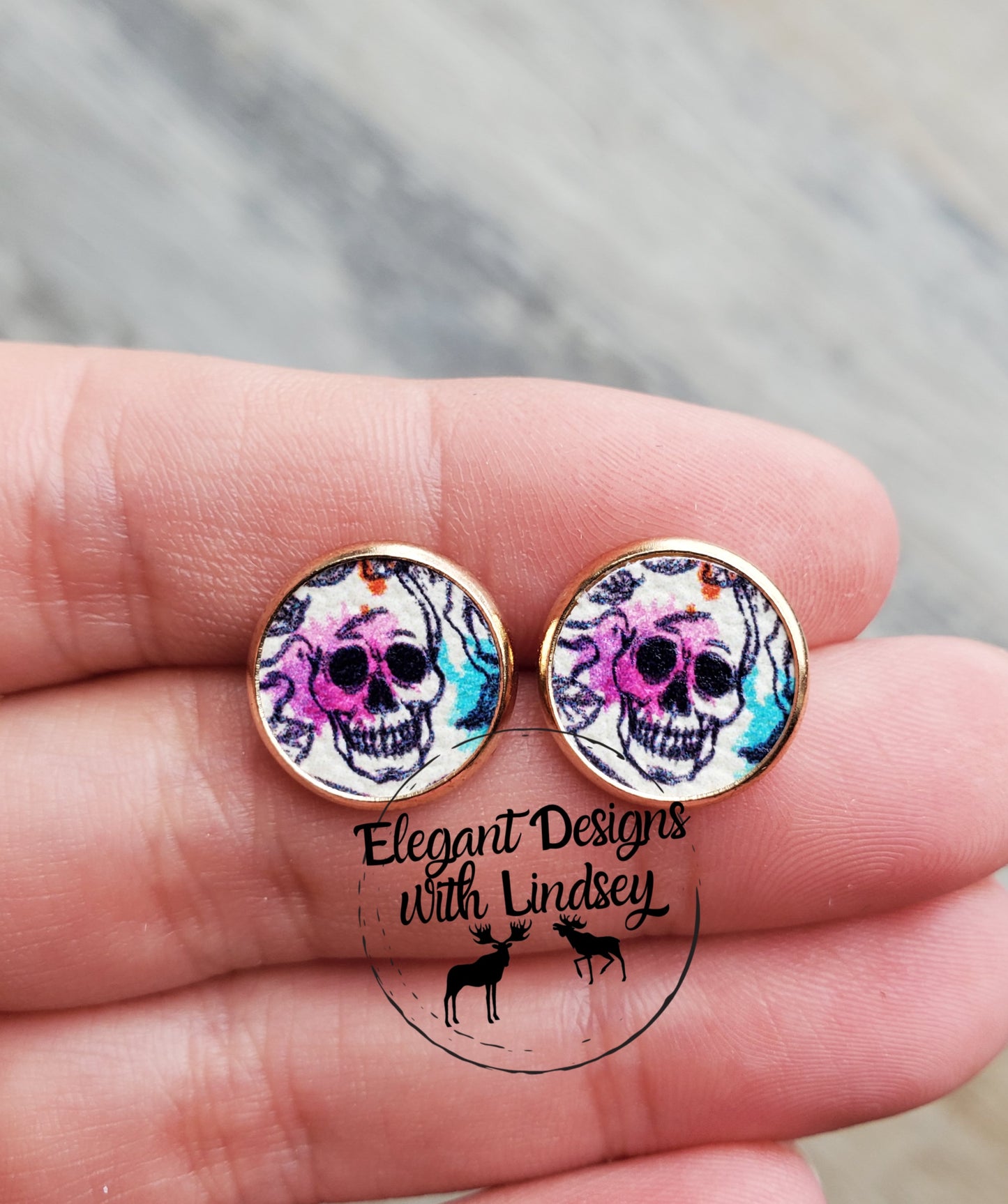 Skull Stud Earrings