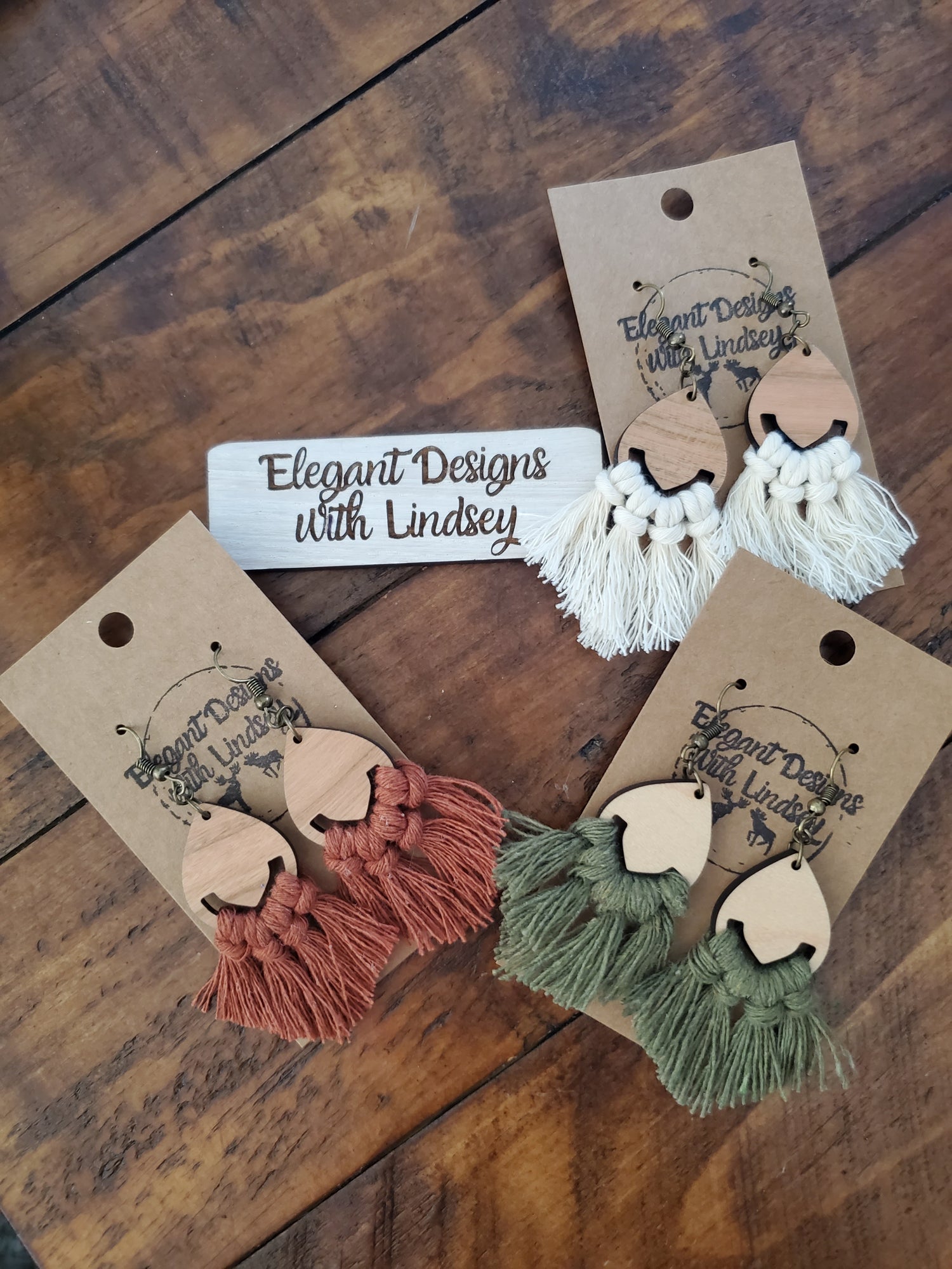 Wood Earrings