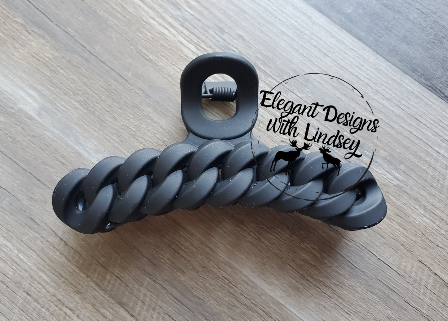 Matte Non-Slip Braided Hair Clip