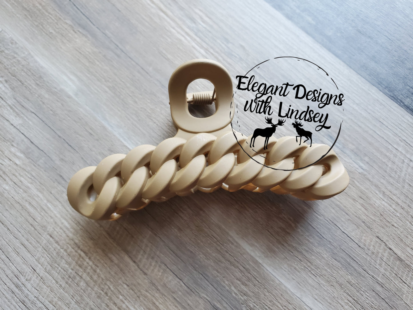 Matte Non-Slip Braided Hair Clip