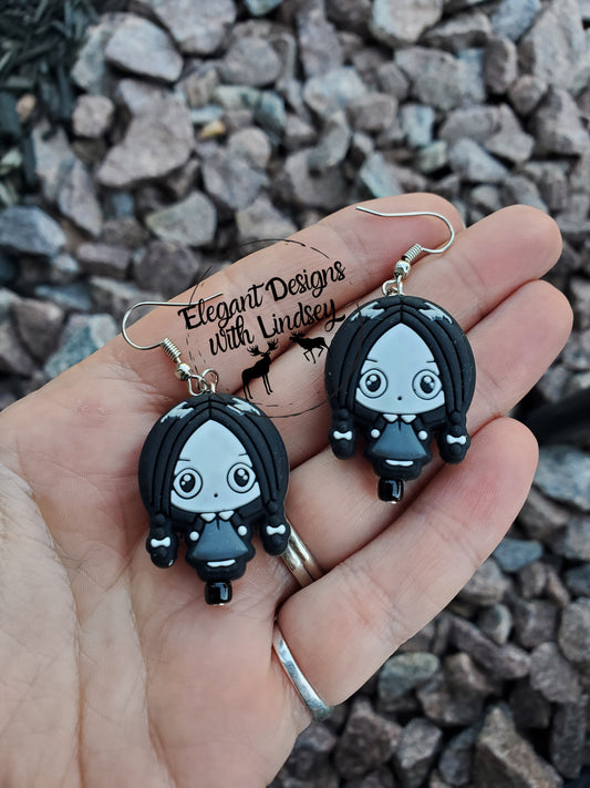Wednesday Silicone Bead Earrings