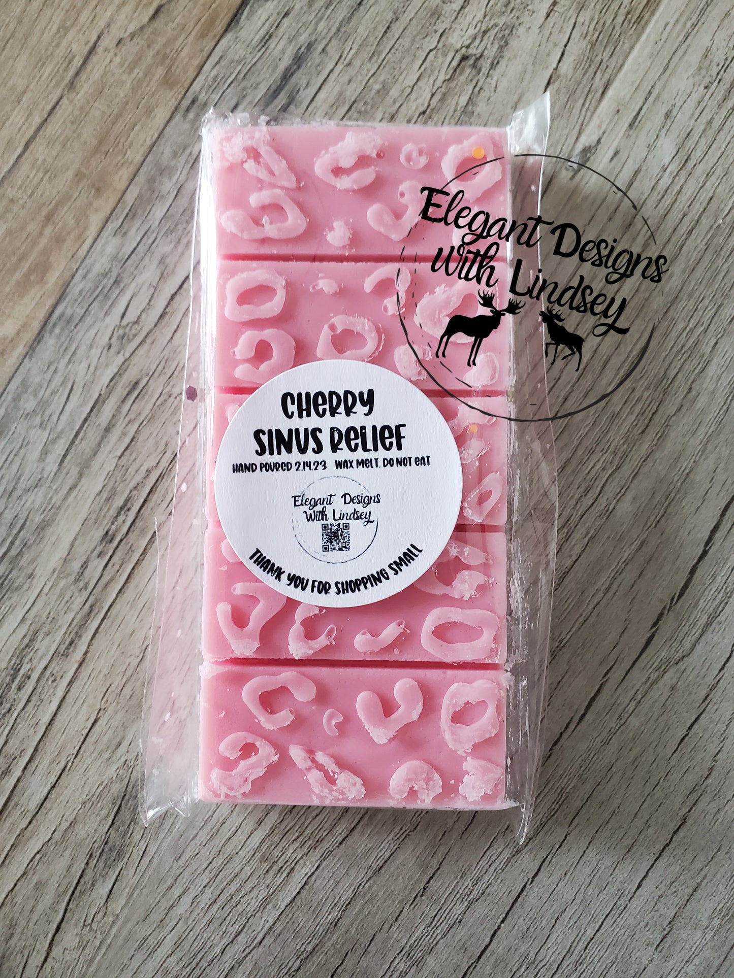 Cherry Sinus Relief Leopard Snap Bar