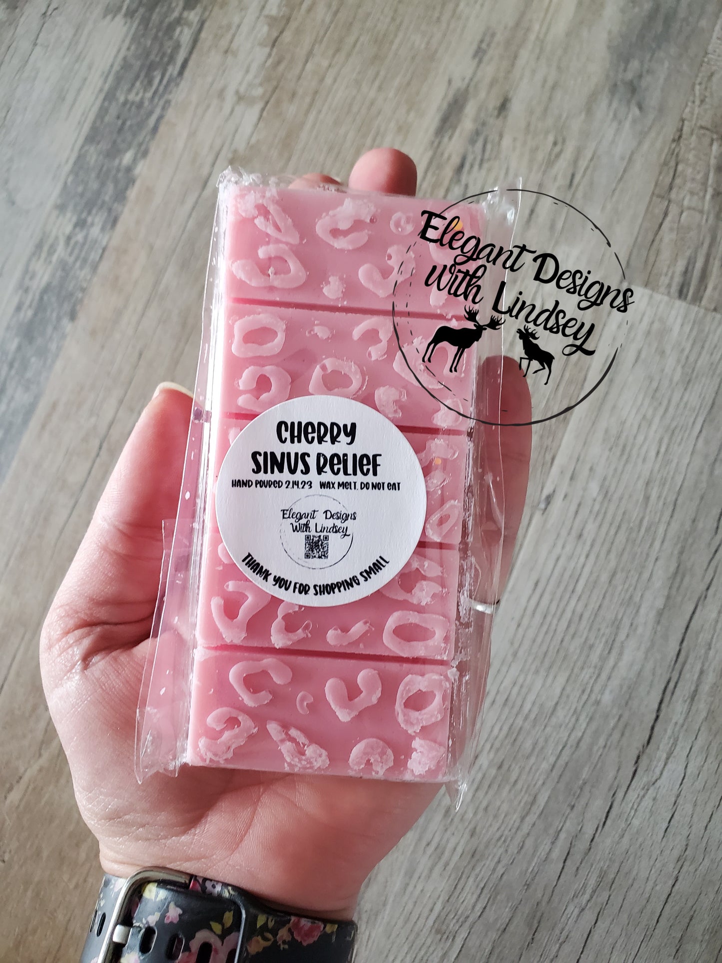 Cherry Sinus Relief Leopard Snap Bar