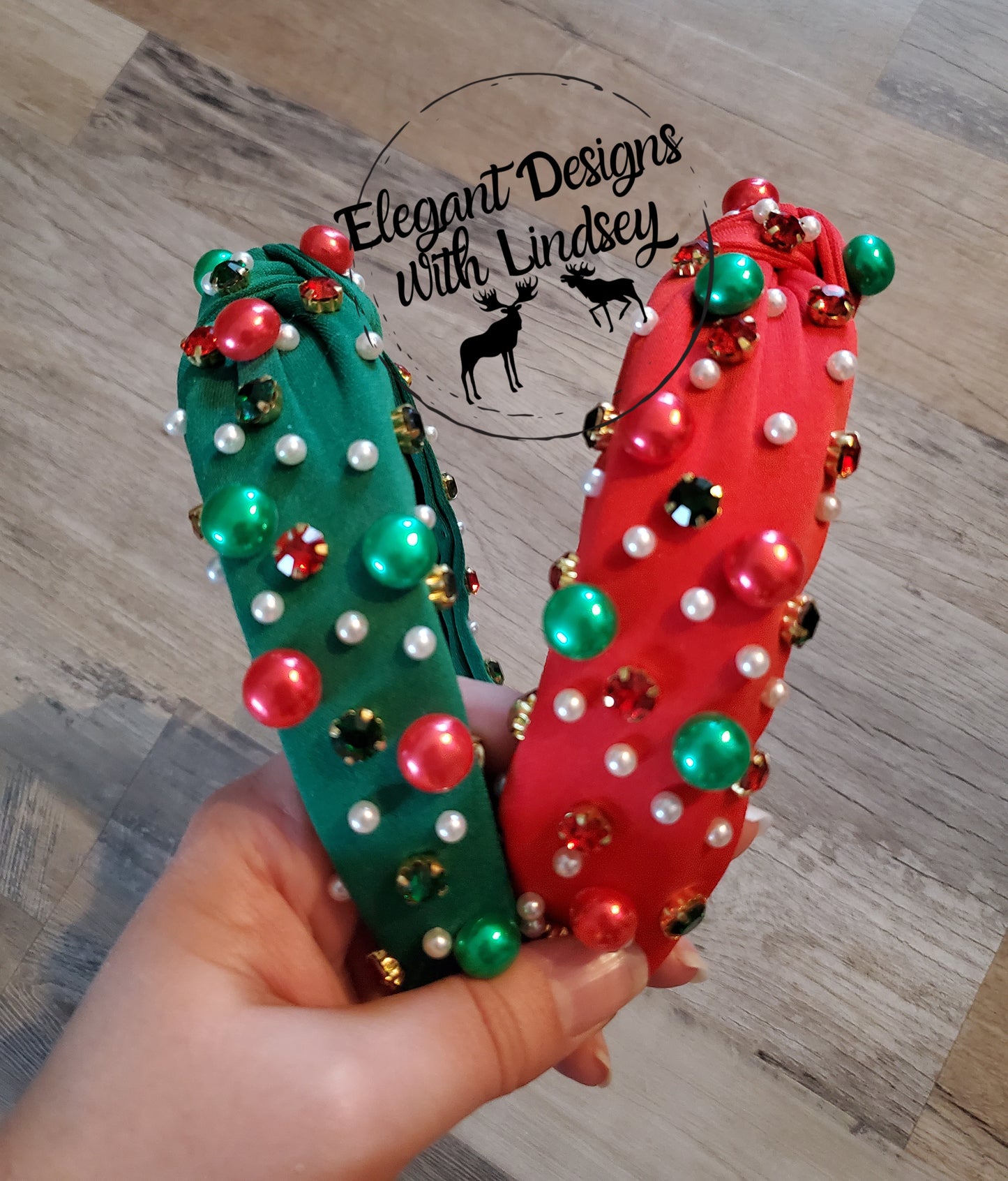 Green Jeweled Headband