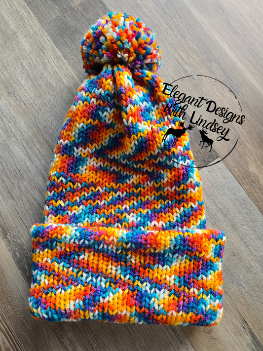 Arcade Party Winters Hat with Pom