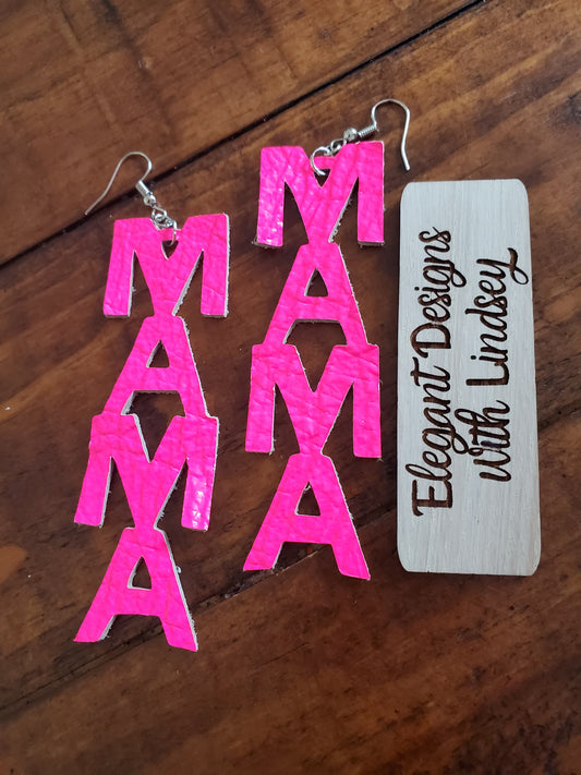 MAMA Genuine Leather Earrings