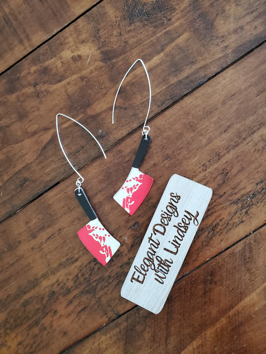 Butcher Acrylic Earrings
