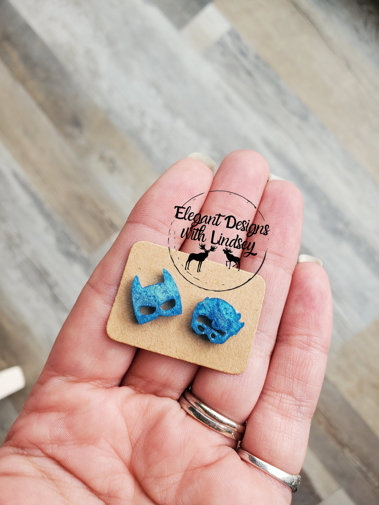 Superheroes resin studs