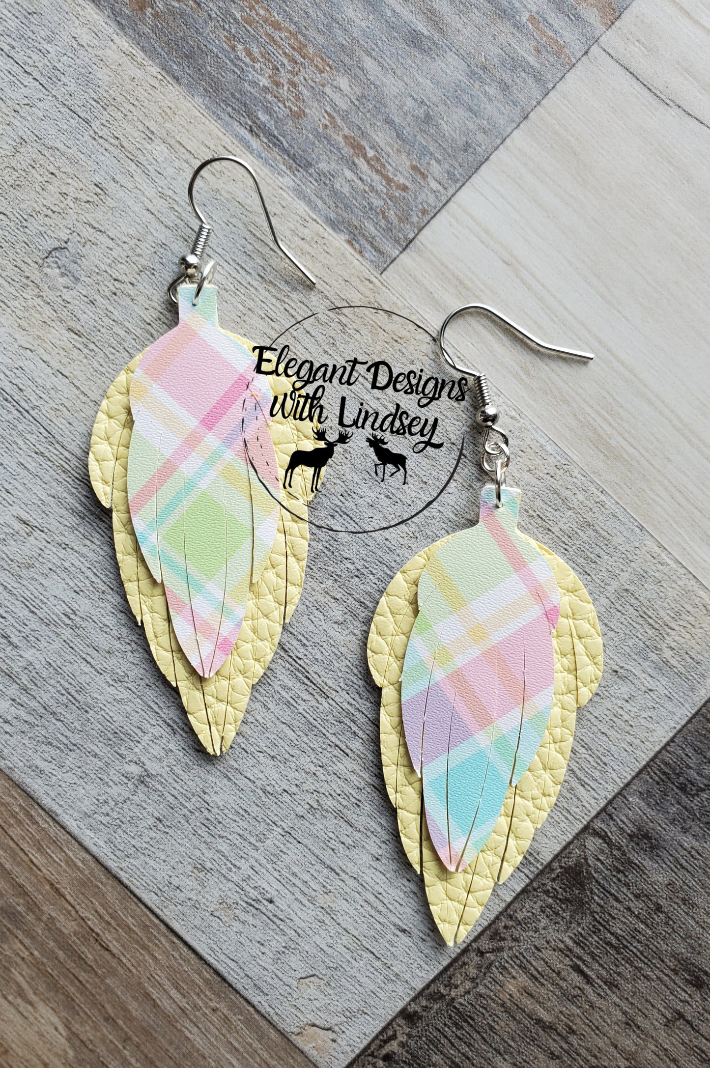 Dakota Fringe Faux Leather Earrings