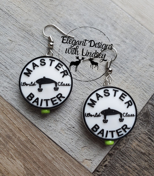 Master Baiter Silicone Bead Earrings